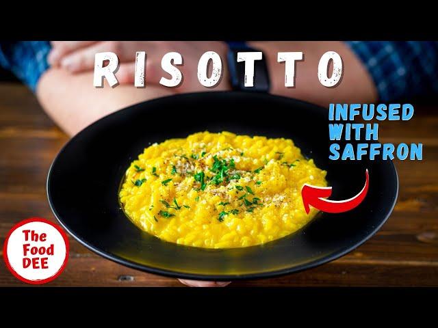 Saffron Risotto (Beginner Recipe For Risotto) | THE FOOD-DEE BASICS