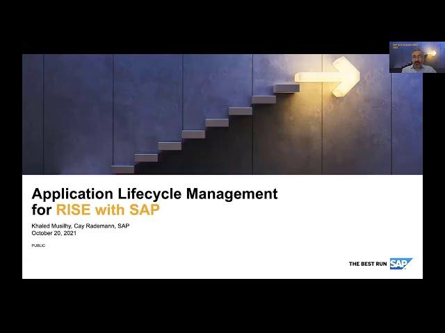 SAP ALM Summit EMEA 2021 - ALM for RISE with SAP