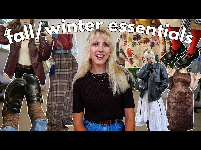 fall/winter wardrobe essentials 2024