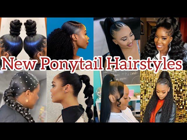 New & Latest Classy & Elegant Sleek Ponytail Hairstyles perfect for all hair types 