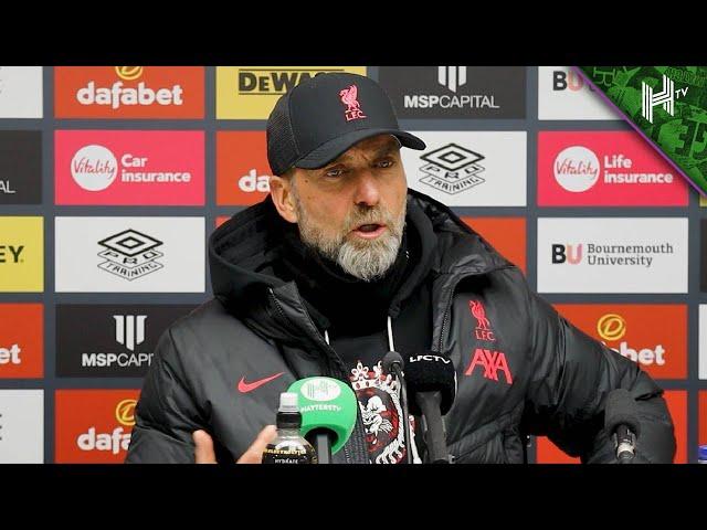 VERY frustrating! It was the OPPOSITE of what I wanted | Jurgen Klopp | Bournemouth 1-0 Liverpool