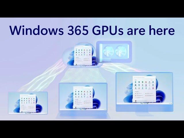 New GPU-enabled Windows 365 experiences