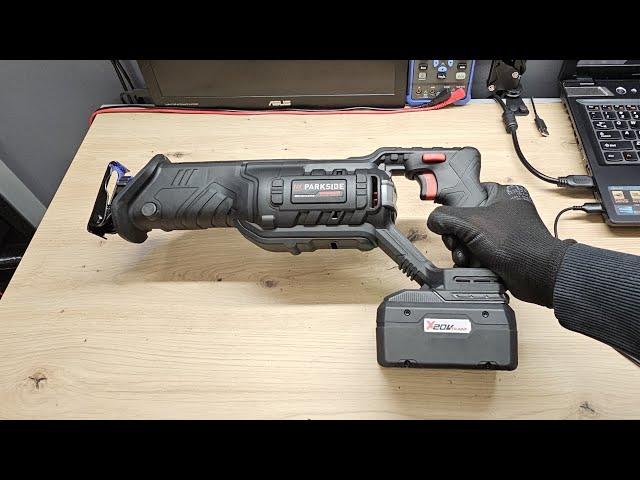PARKSIDE PERFORMANCE Piła Szablasta PSSAP 2028 A1 Budowa wewnętrzna 4K