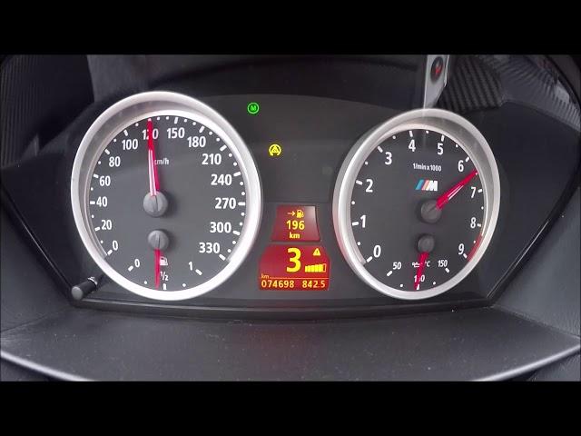 BMW M5 E60 V10 - 0-250 km/h (0-155 MPH) acceleration 700HP