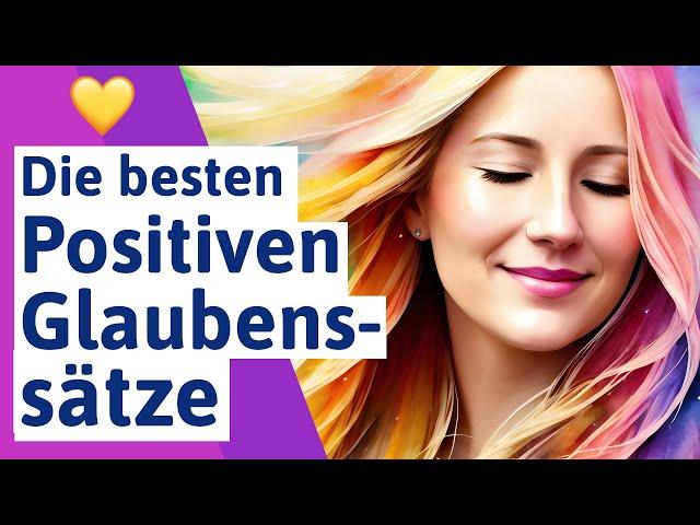 🟣Positive Glaubenssätze für persönliches Wachstum - Glaubenssätze auflösen Meditation