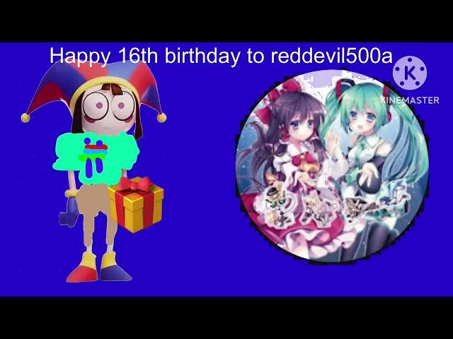 Happy 16th birthday to @reddevils500a