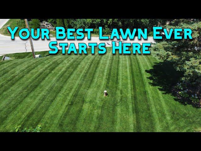 The First Step to a Weed Free Lawn