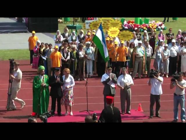 Celebrating of the tatar-bashkir holiday of a plough
