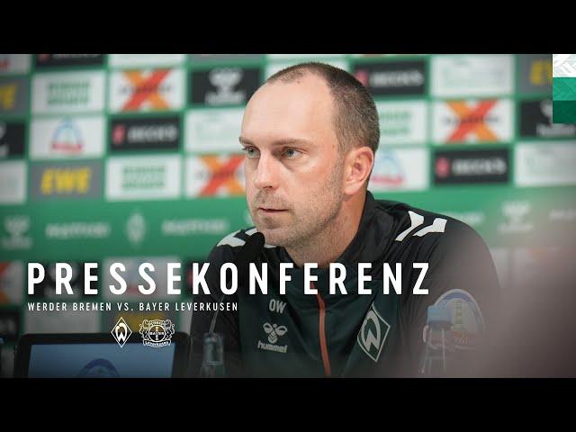 Pressekonferenz mit Ole Werner vor Leverkusen | SV Werder Bremen - Bayer 04 Leverkusen