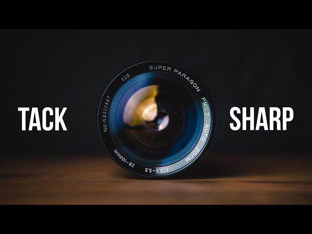 How to Find the Sharpest Aperture on ANY Lens!