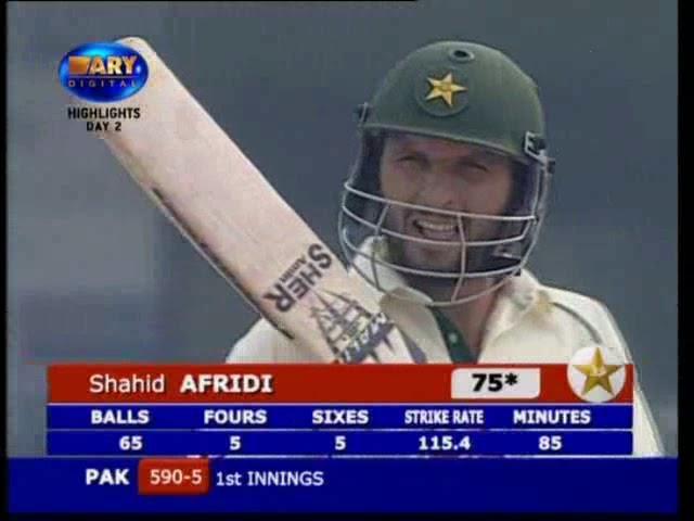 Shahid Afridi Vs Harbhajan Singh