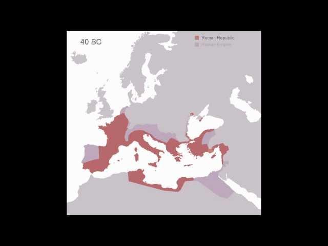 Animated History of the Roman Empire  510 BC - 1453 AD