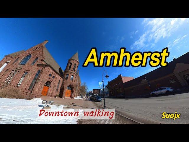 Amherst downtown walking