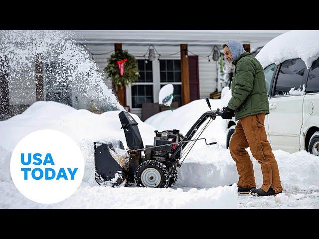 Winter storm with bomb cyclone potential dumps snow, drops temperatures | USA TODAY