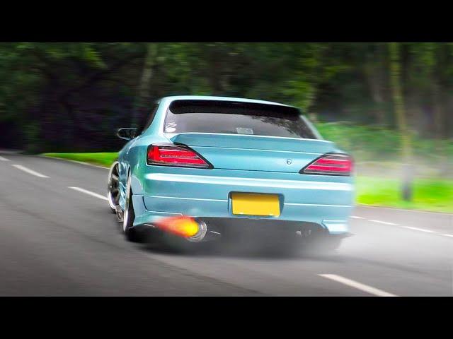 BEST-OF JDM Cars Leaving a Show 2024 - FAILS, Crashes, Skyline, VTEC etc