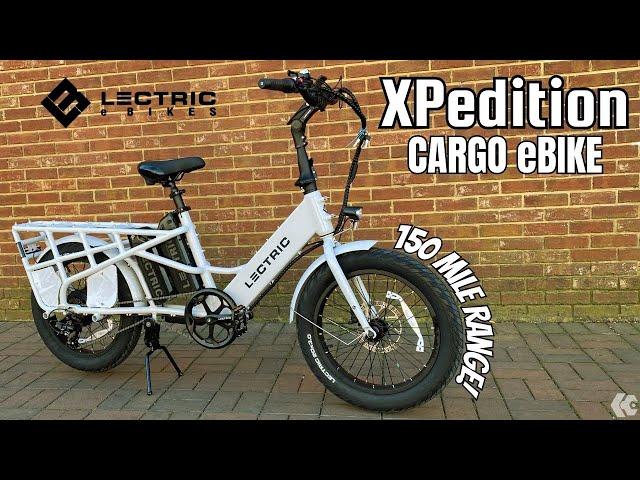 Lectric XPedition Cargo eBike - $1699 Dual Battery 150-Mile Range & 450-pounds capacity