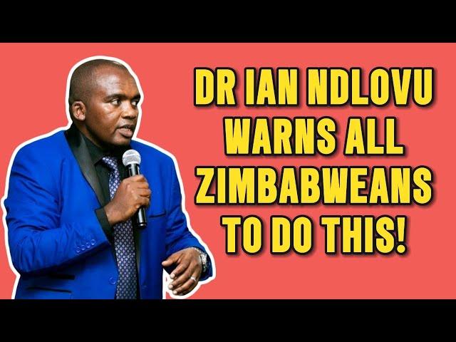 Dangerous Prophesy For All Zimbabweans..Pray For This Important Politician By Dr Ian Ndlovu