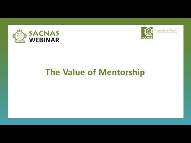 The Value of Mentorship