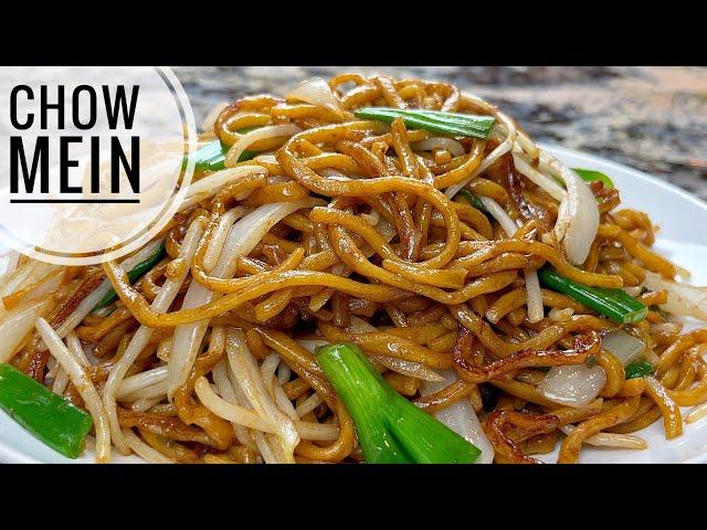 Simple Soy Sauce Chow Mein | Chow Mein With Onion And Bean sprouts Recipe Better Than Taker Out