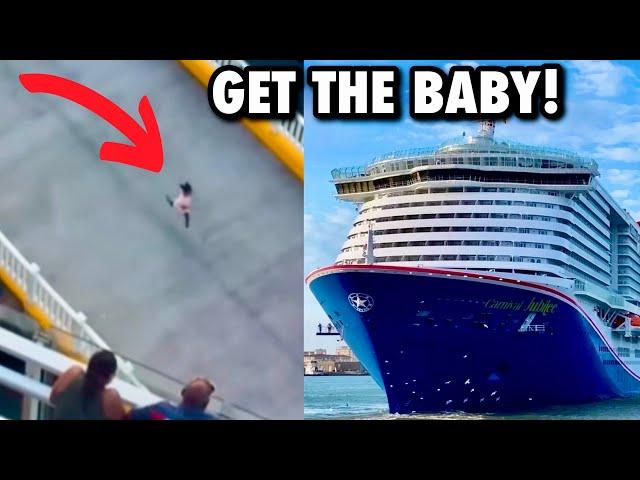 Carnival Passenger Leave Child Behind To Avoid Being Left By Her Cruise Ship