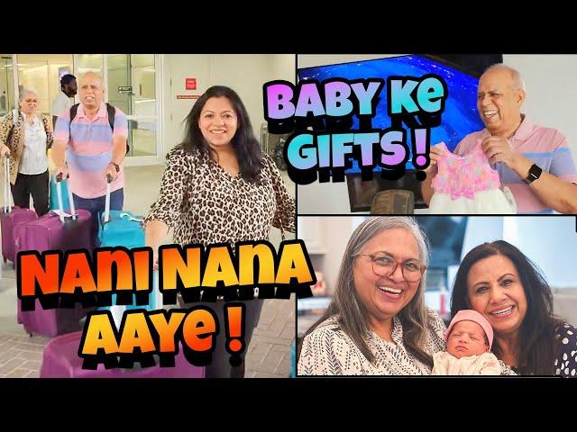 Nani Nana Ki Pehli Mulaqat!  Baby Ke Liye Gifts, Family Lunch & Room Ka Setup!  | Daily Vlog 30