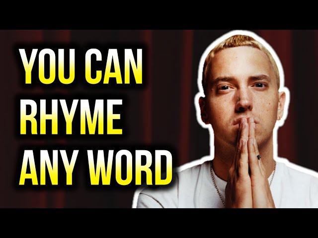 How To Rhyme Any Word In 10 Steps (How To Rhyme In Rap)