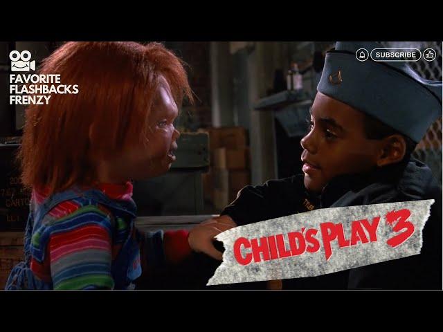 Child's Play 3 (1991) - Chucky meets Tyler ("I'm new and improved")