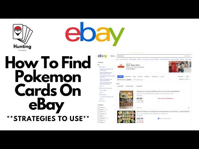 How To Find Pokemon Cards On eBay **For Investment, Collection or Flipping**