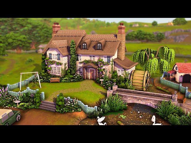 Huge Family Farm | The Sims 4 Cottage Living Speed Build