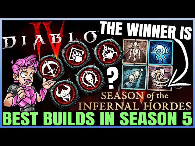 Diablo 4 - New Best MOST POWERFUL Season 5 Builds For Every Class - Buffs Breakdown & Build Guide!