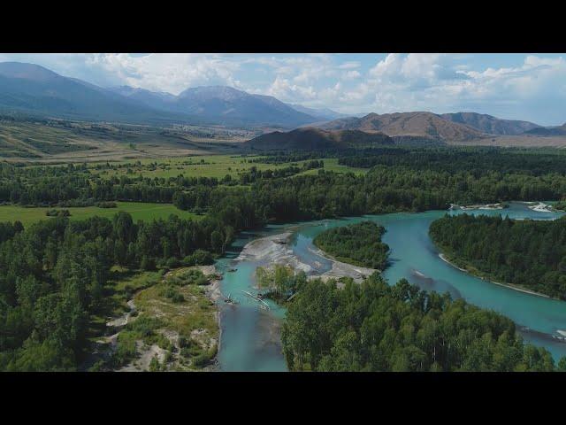 Восточно-Казахстанская область. Катон-Карагай ( Kazakhstan from above )