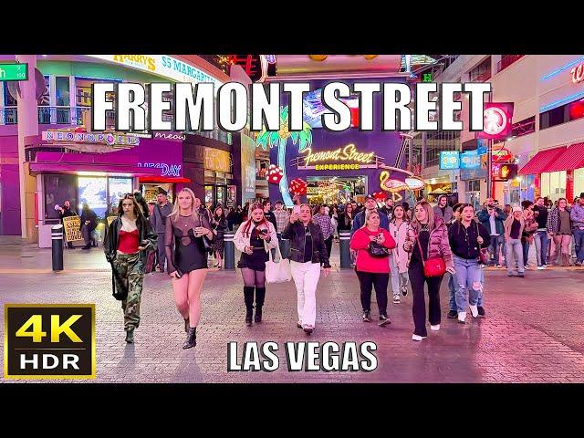 Fremont Street Las Vegas Walk - January 2025 - Las Vegas, Nevada