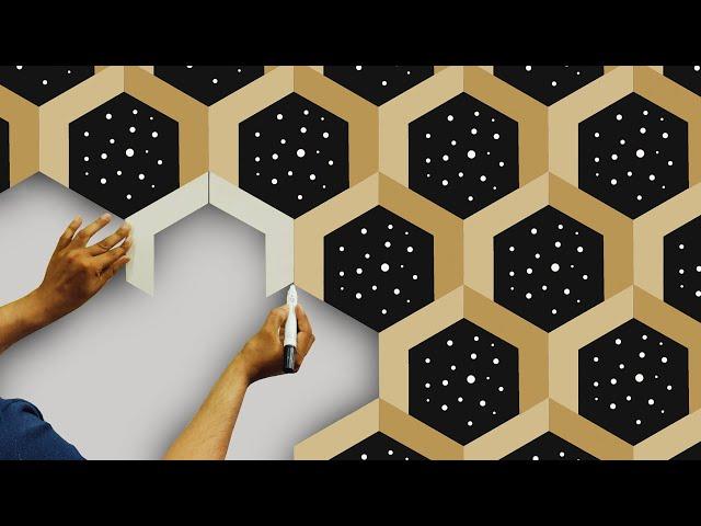 3D wall painting for bedroom | 3D wall art painting decoration | interior design