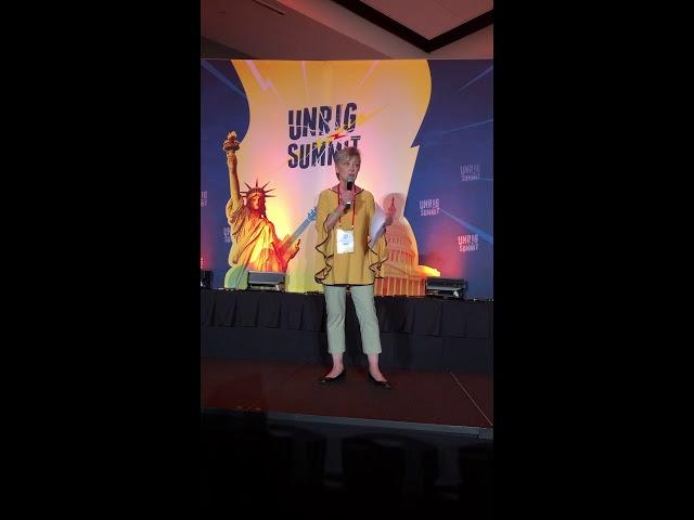 Connie Reguli at 2019 Unrig Summit Tennessee