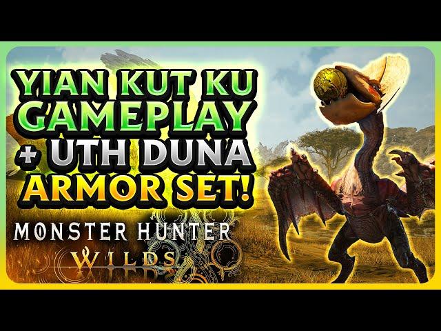 Yian Kut Ku Gameplay, Uth Duna Armor & More Info! | Rathalos Watch