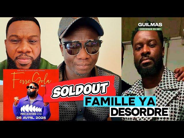 BOMBE : Ferre Gola Soldout U-Arena, Jalousie ya Famille Tabuley ebimi