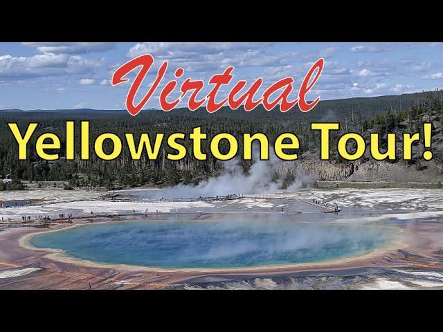 Hike To Grand Prismatic Spring Overlook: Virtual Yellowstone Tour!