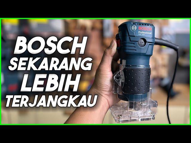 REVIEW ROUTER / TRIMMER BOSCH GKF 550 plus AKSESORIS MATA PROFIL SET 6PCS