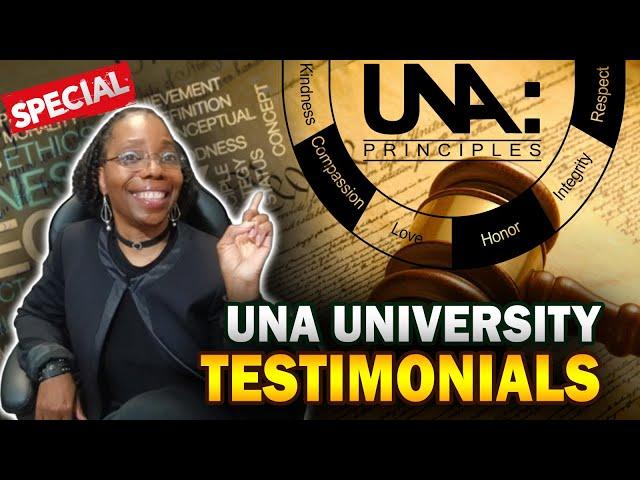 UNA University Testimonials | What Our Students Have Learned & Applied