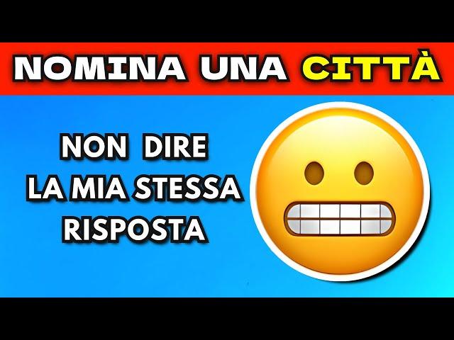 NON DIRE LA MIA STESSA RISPOSTA #3 - CHALLENGE