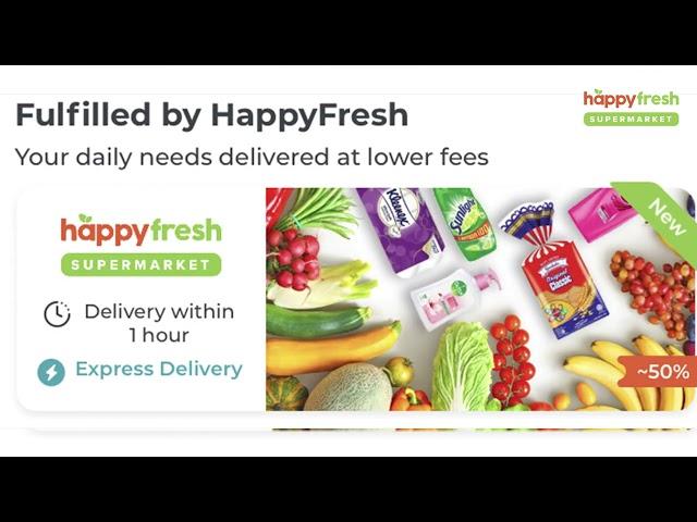 HappyFresh Supermarket is here to save the day!