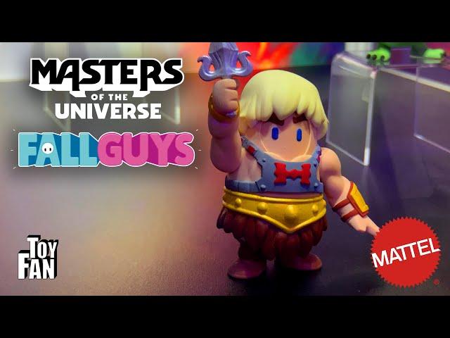 Fall Guys X Masters of the Universe Figures from Mattel Display at SDCC 2022!