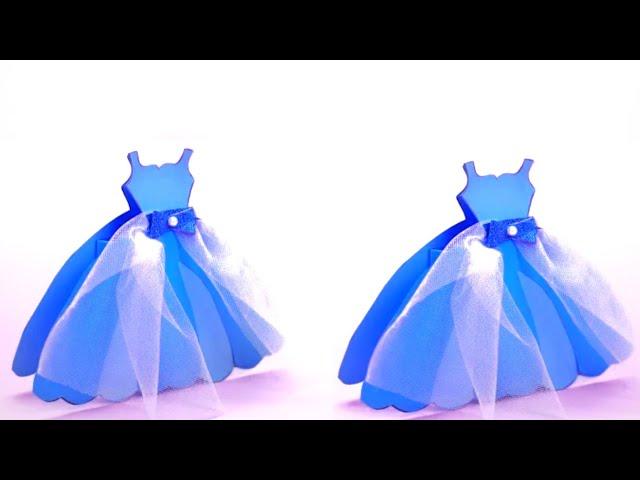 Disney's Frozen Inspired Party Dress Favor Box | Crafts for kids | shorts | youtube shorts