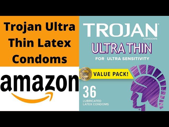 Trojan Ultra Thin Latex Condoms | selling on amazon