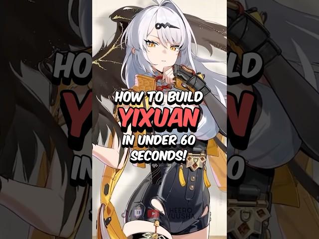 BEST YIXUAN BUILD - How to Build Yixuan in 60 Seconds #zzz #zenlesszonezero #hoyoverse