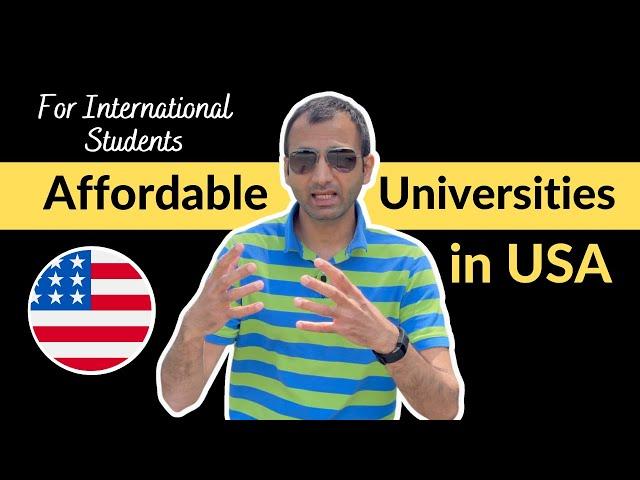 Most Affordable Universities in USA for International Students | Budget Friendly Universities #USA