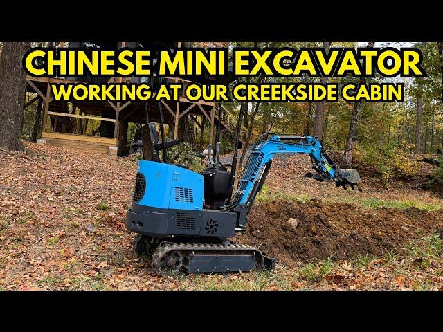 I Transformed My Cabin’s Creek With My Chinese Mini Excavator