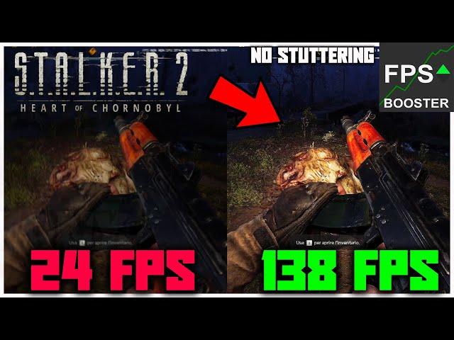 How to Increase FPS on S.T.A.L.K.E.R 2 | Improve PERFORMANCE / No stuttering / NO LAG