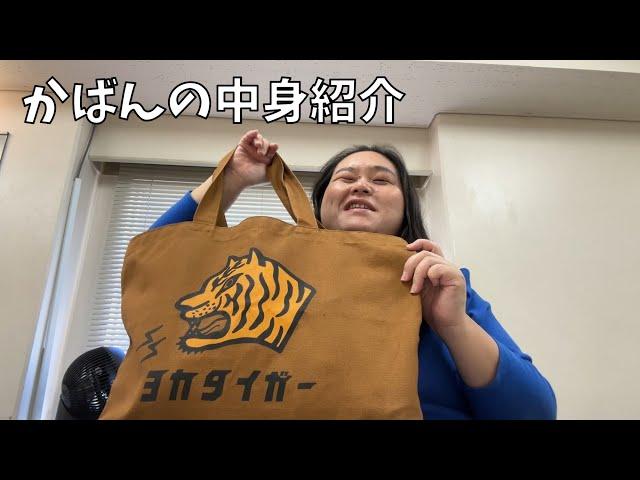 【かばんの中身紹介】かばん考えた人天才だよね！手だったらこんなに持てないよ！【デパコスからおはぎまで】