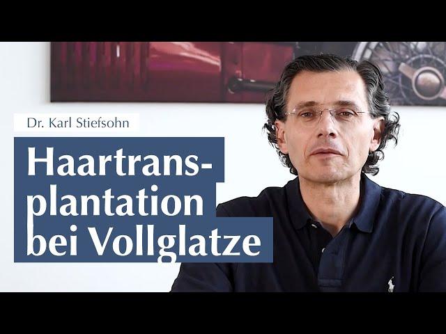 Haartransplantation bei Vollglatze